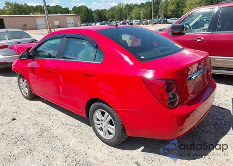 2015 Chevrolet Sonic Lt Auto из США, поврежденный, VIN 1G1JC5SH8F4104788